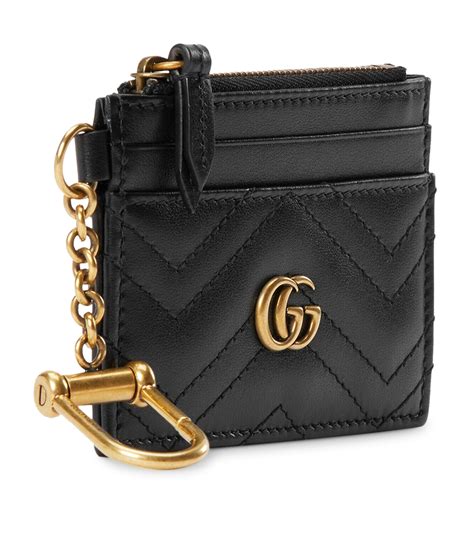 gucci black key holder aus|Gucci keychain for women.